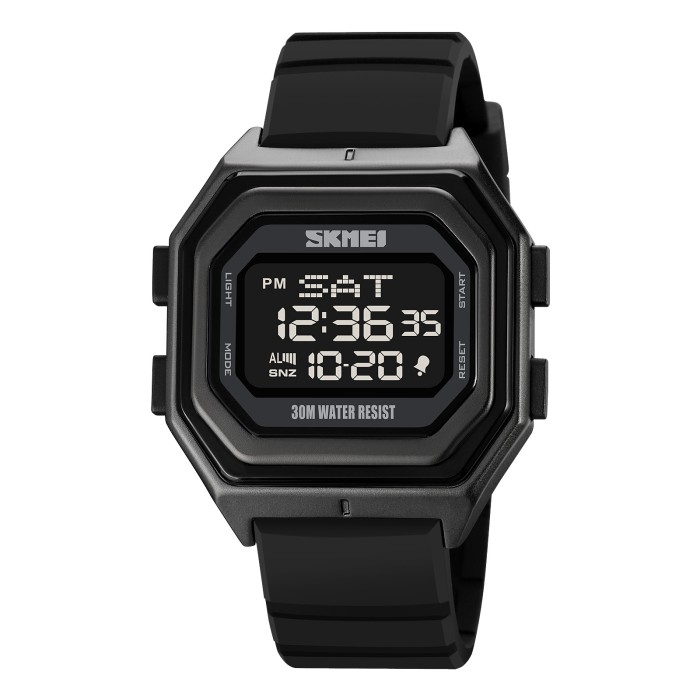 Skmei 1875PBK All Black Silicone SALE
