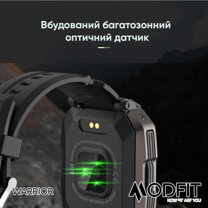 Смарт годинник Modfit Warrior All Black