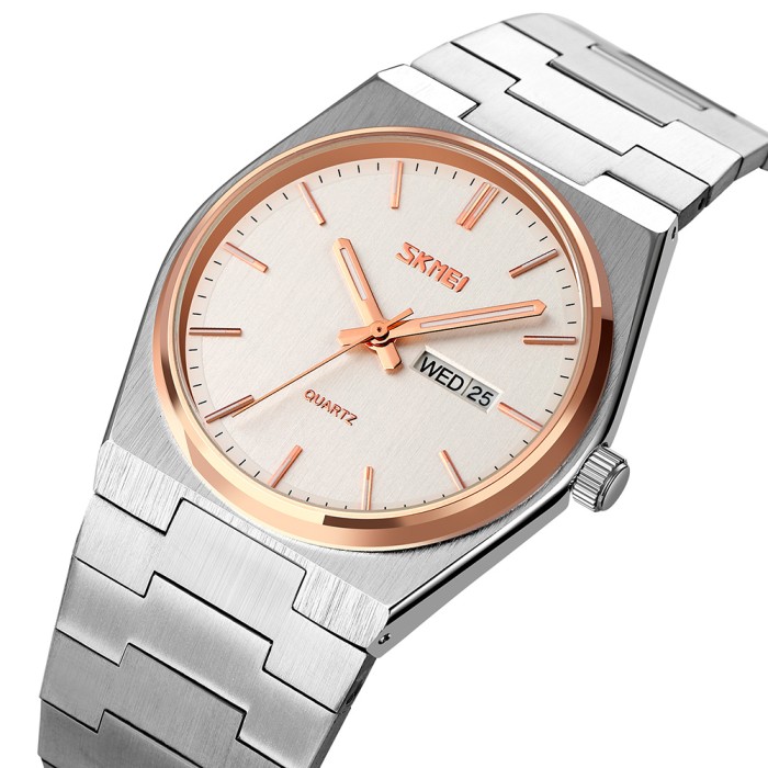 Годинники Skmei 9288SIRGSI Silver-Rose Gold-Silver