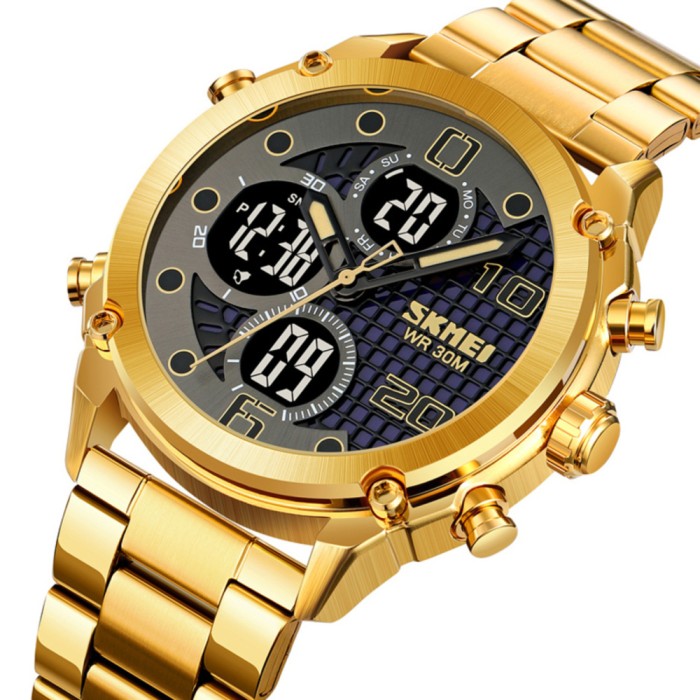 Skmei 1975SGDBK Gold-Black Steel