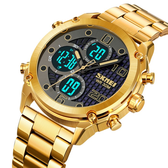 Skmei 1975SGDBK Gold-Black Steel