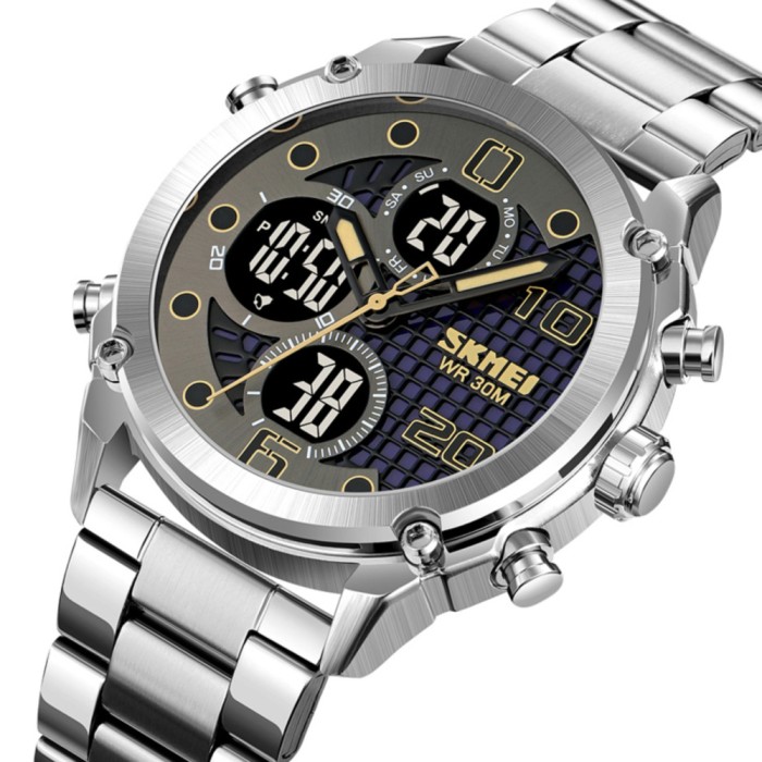 Skmei 1975SSIBK Silver-Black Steel