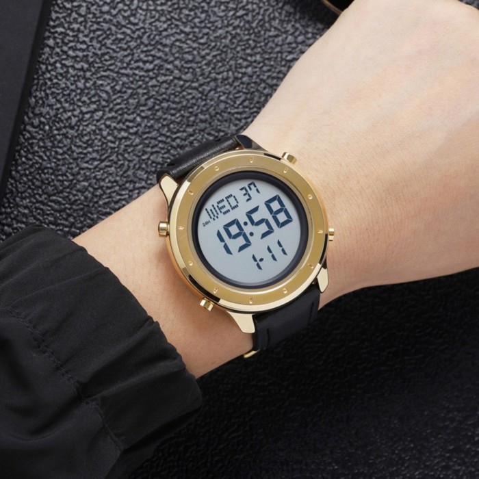 Skmei 1864LGDWT Gold-White Leather SALE