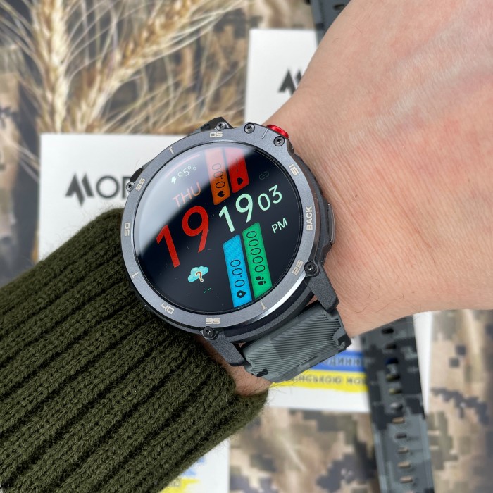 Смарт годинник Modfit Sniper Pro All Black 41 мм