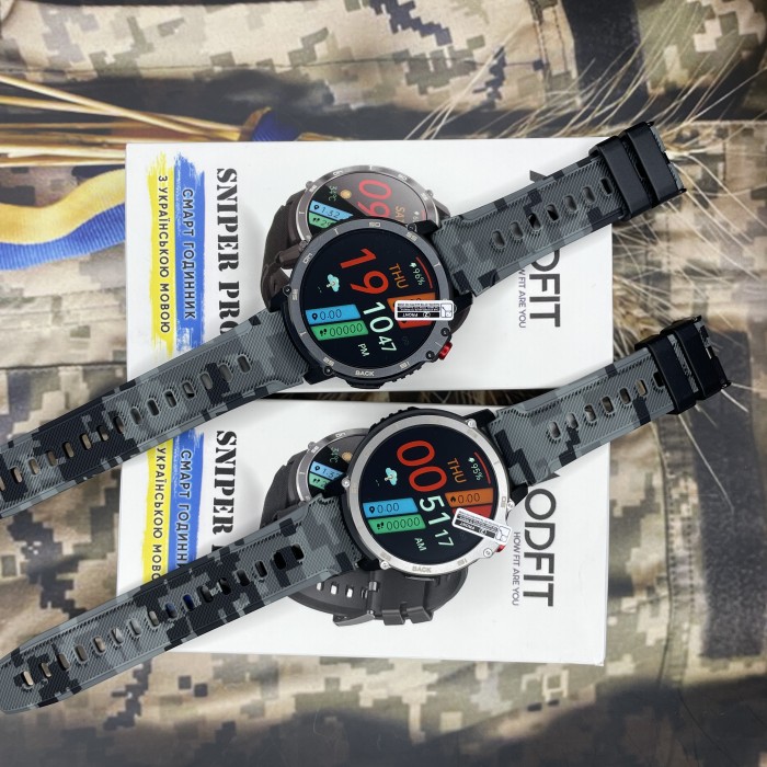 Смарт годинник Modfit Sniper Pro All Black 41 мм