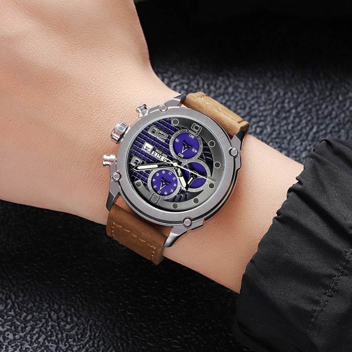 Skmei 2051SIBN Silver-Brown