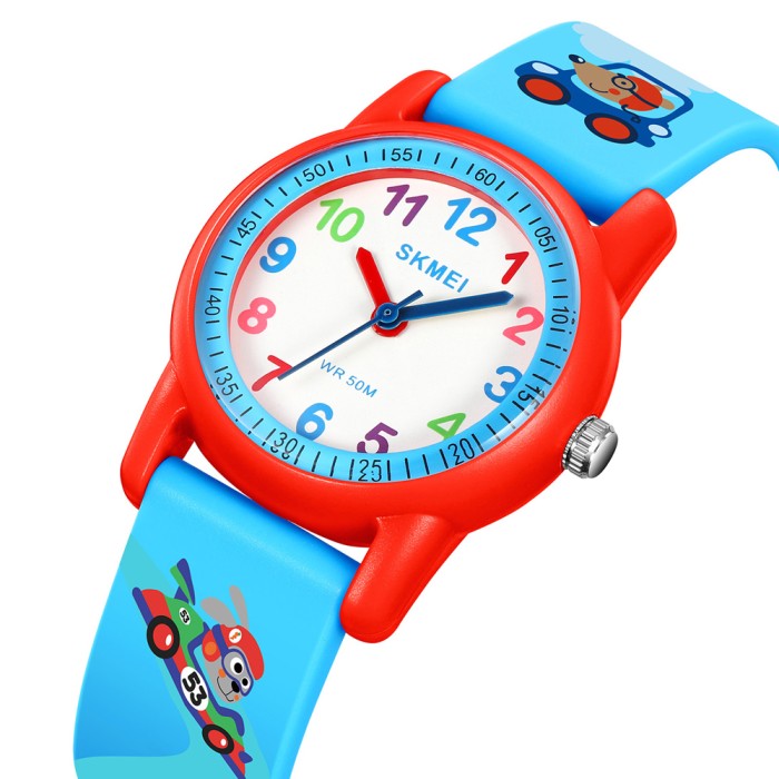 Годинник Skmei 2157BURD Blue-Red для хлопчиків