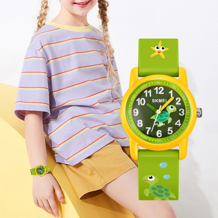 Годинник Skmei 2157GNYL Green-Yellow для хлопчиків