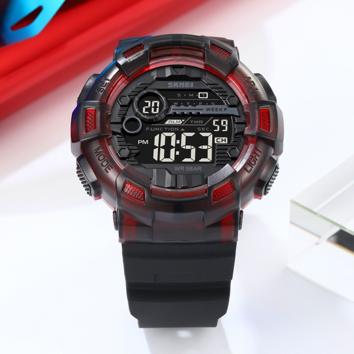 Годинник Skmei 2110BKRD Black-Red - стильний та функціональний аксесуар