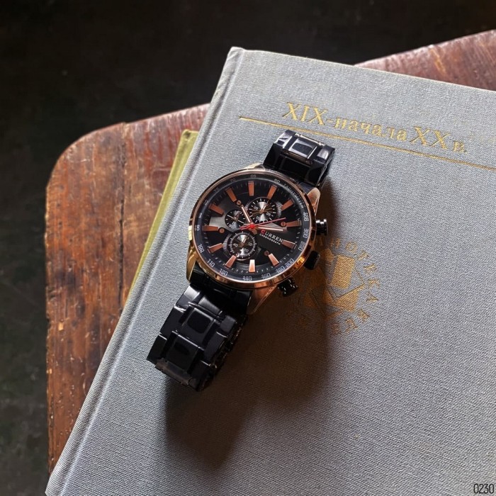 Curren 8351 Black-Cuprum