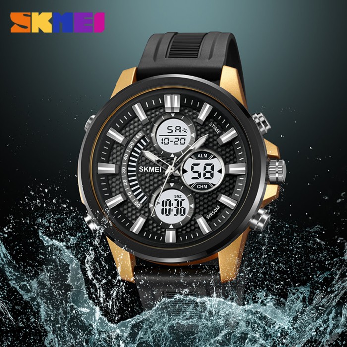 Skmei 2235BKGDWT Black-Gold-White SALE