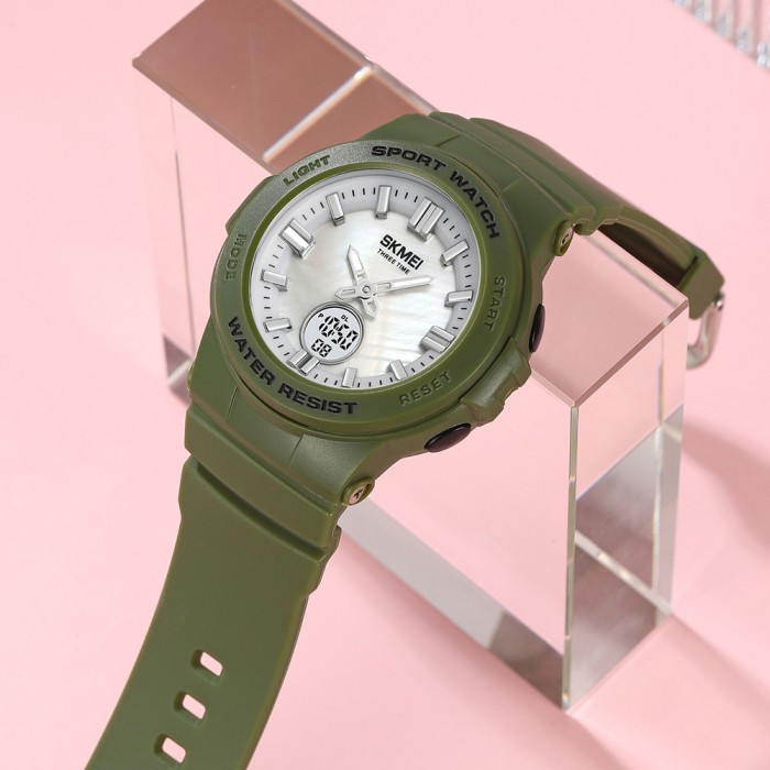 Наручний годинник Skmei 2125AG Army Green - стиль та функціональність