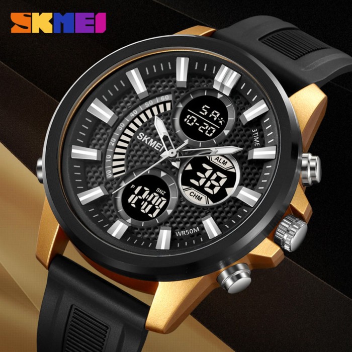 Skmei 2235BKGDBK Black-Gold-Black SALE