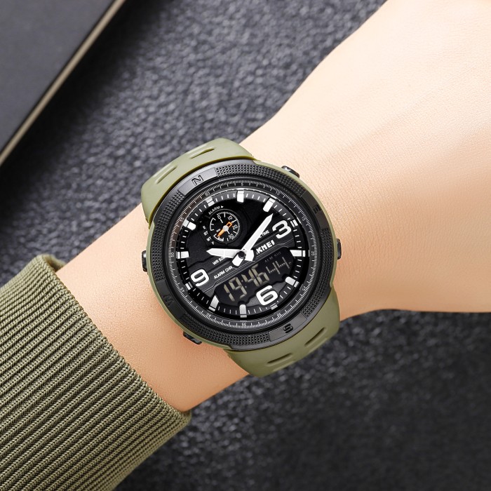 Наручні годинники Skmei 1655AGBK Army Green-Black