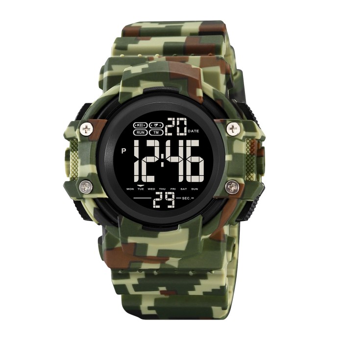 Наручний годинник Skmei 2195CMGN Camo Green