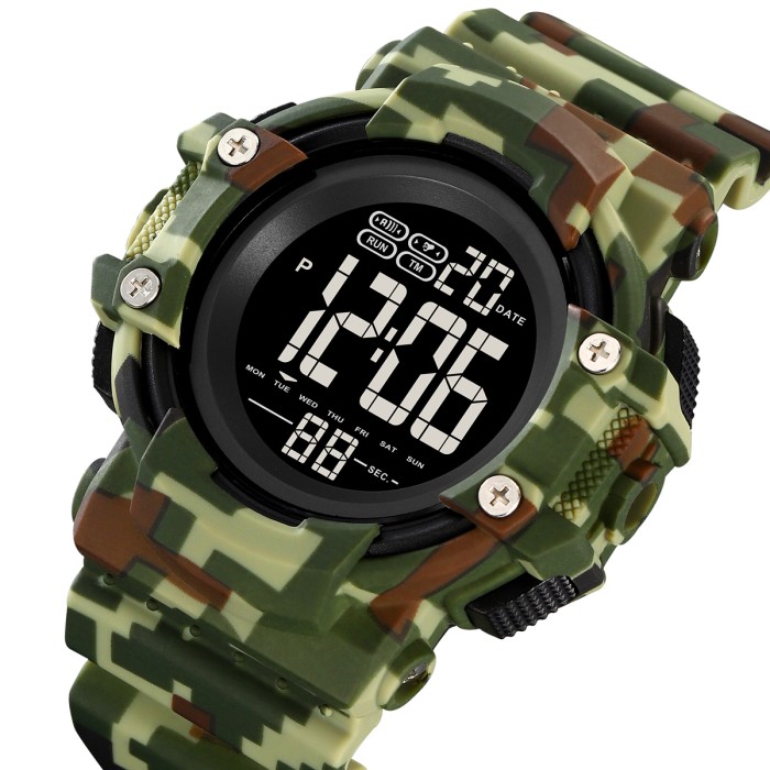 Наручний годинник Skmei 2195CMGN Camo Green
