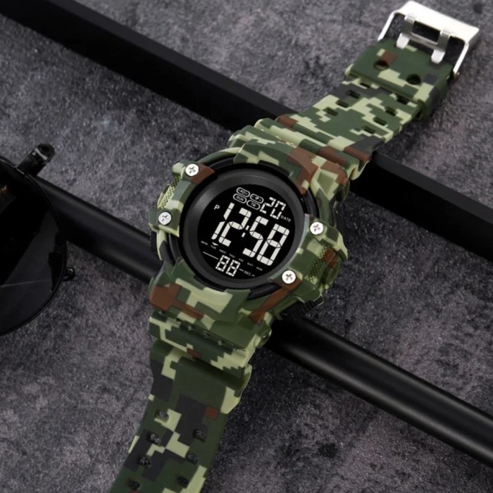 Наручний годинник Skmei 2195CMGN Camo Green