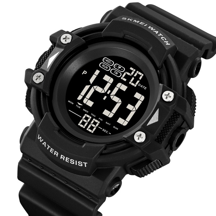 Спортивний наручний годинник Skmei 2195BKBK Black