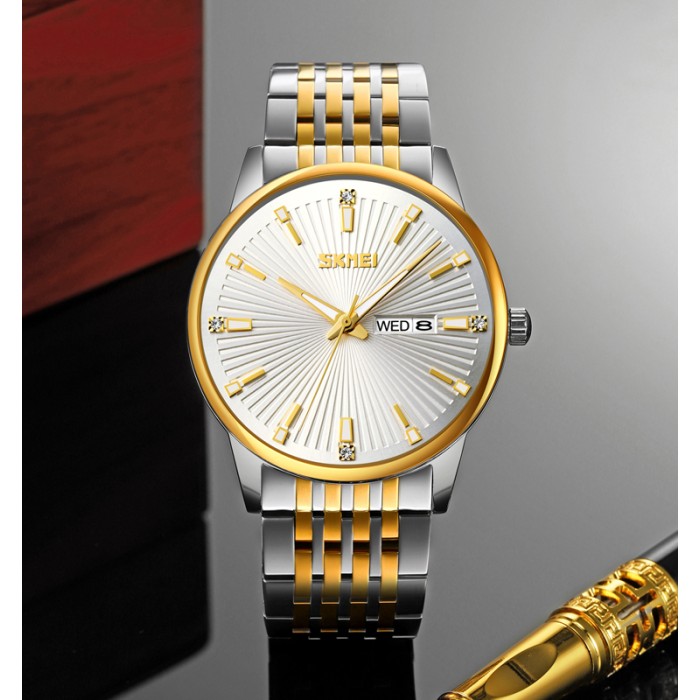 Годинник Skmei 9323TGDSI Silver/Gold-Silver