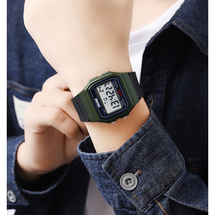 Годинник Skmei 2042AG Army Green – Спортивний аксесуар