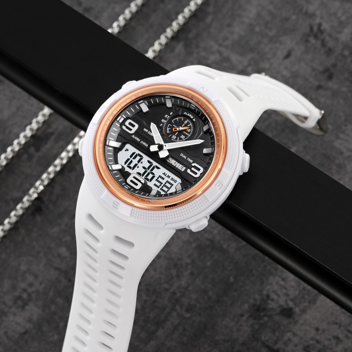 Спортивний годинник Skmei 1655WTWT White - Стиль та Функціональність