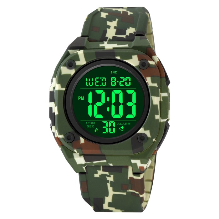 Наручні годинники Skmei 2160CMGN Camo Green