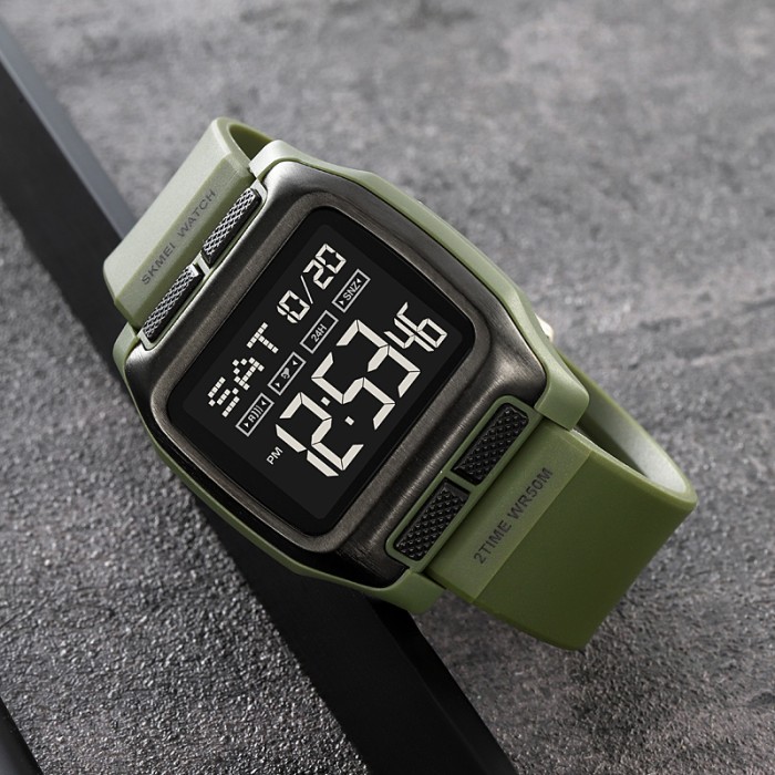 Наручні годинники Skmei 2193AG Army Green для активних чоловіків