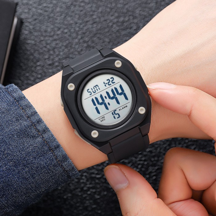 Годинник Skmei 2160BKAT Black/apricot - Спортивний стиль