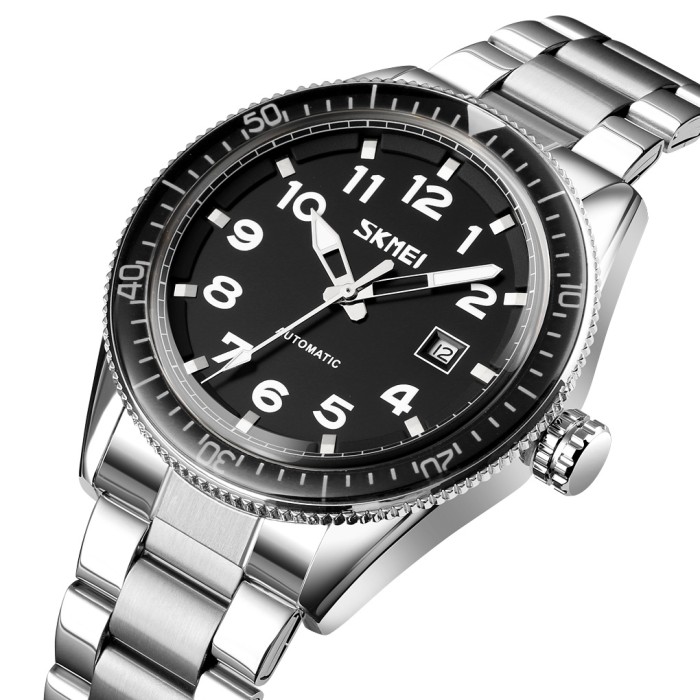 Skmei 9232SSIBK Silver/Black-steel strap