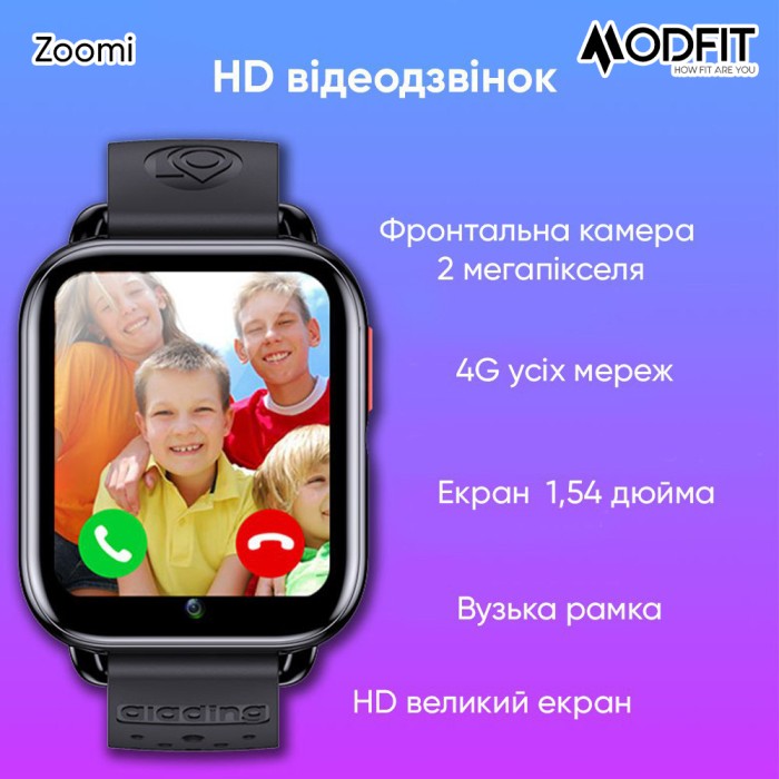 Смарт годинник Modfit Zoomi All Black