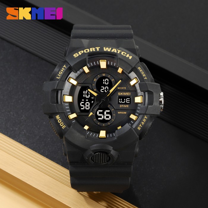 Наручні годинники Skmei 2117BKGD Black-Gold