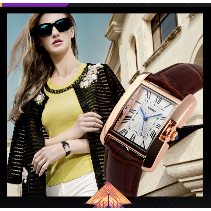 Жіночий наручний годинник Skmei 1085BN Brown