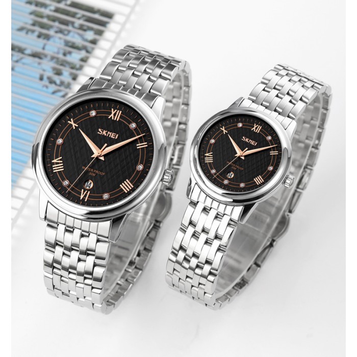 Skmei 9272SIBK-S Silver-Black Lady