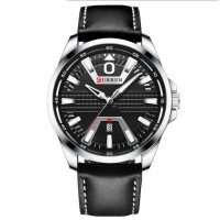 Curren 8379 Silver-Black