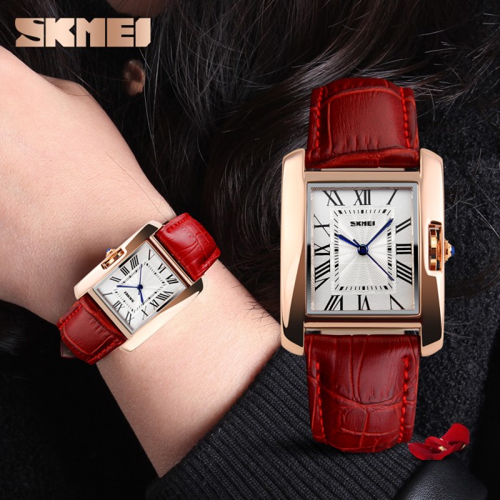 Жіночий наручний годинник Skmei 1085RD Red
