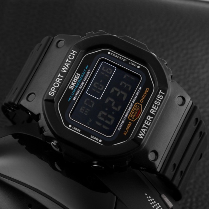 Годинники Skmei 1134BKBK Black-Black – стильний спортивний аксесуар