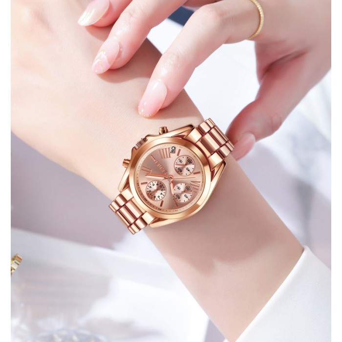Наручний годинник Skmei 1897RG Рожеве золото