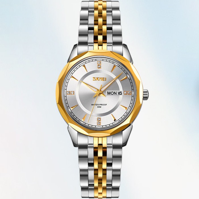 Наручний годинник Skmei 9264TGDSI Silver/Gold-Silver