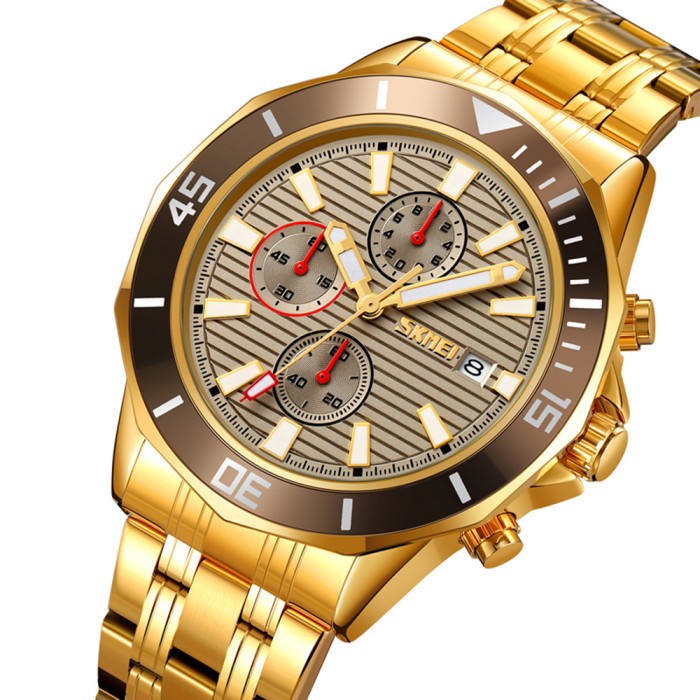 Годинник Skmei 9335GDGY Gold-Grey – Стиль і елегантність