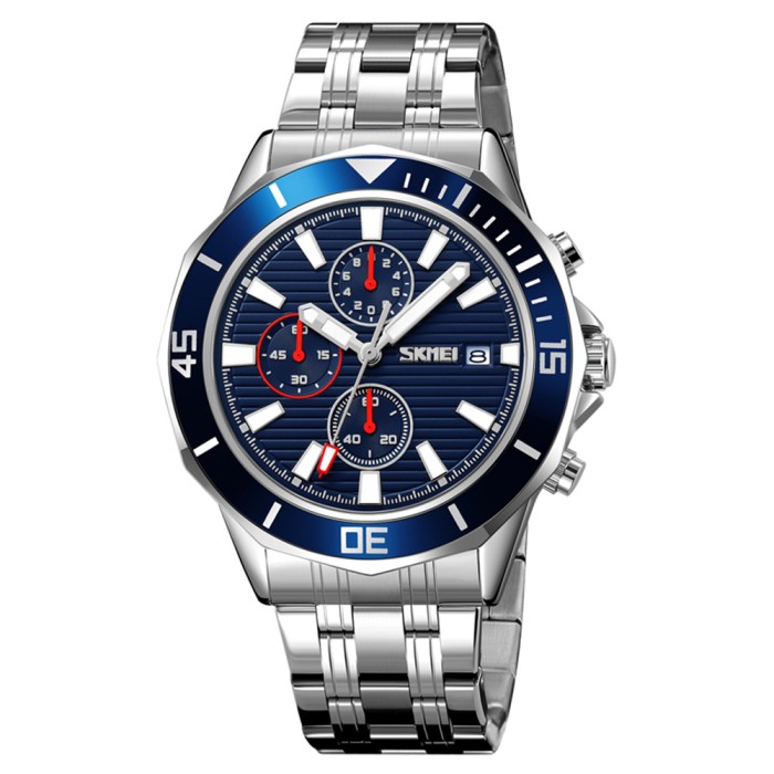 Годинник Skmei 9335SIBU Silver-Blue