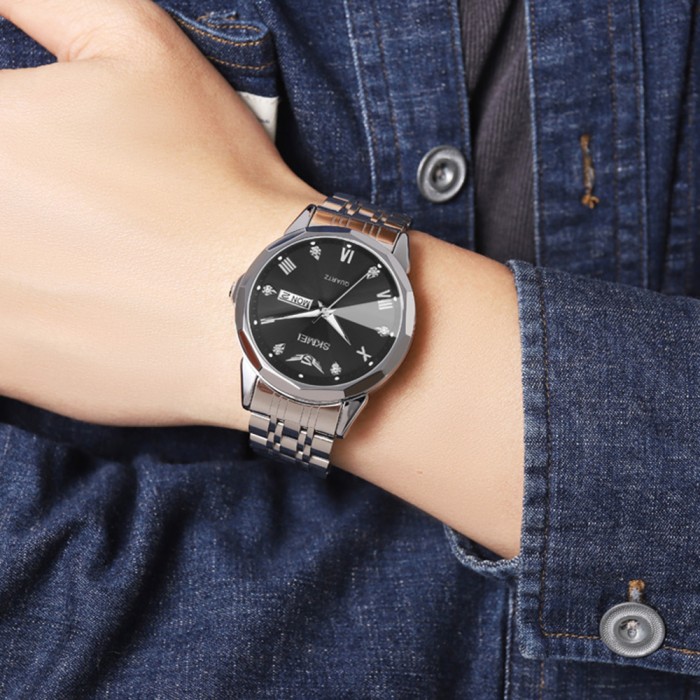 Наручні годинники Skmei 2291SIBK Silver-Black