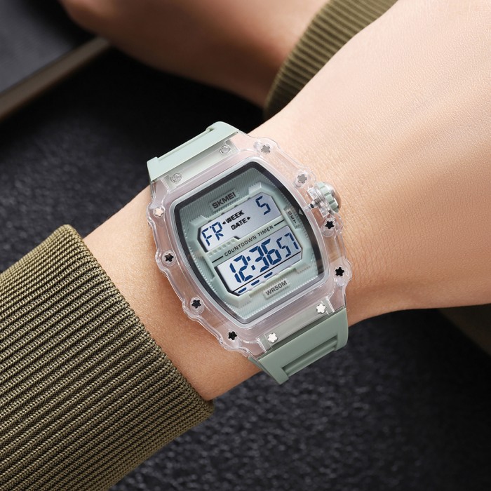 Годинник Skmei 2296WTGN White-Green: стиль і функціональність