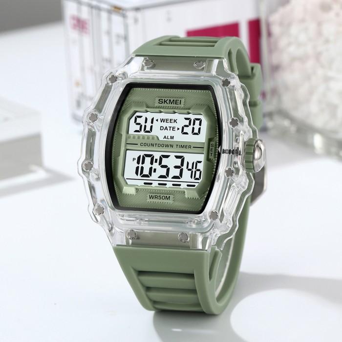 Годинник Skmei 2296WTGN White-Green: стиль і функціональність
