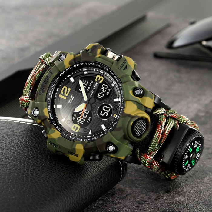 Skmei 1155BNCMGN Camo Green
