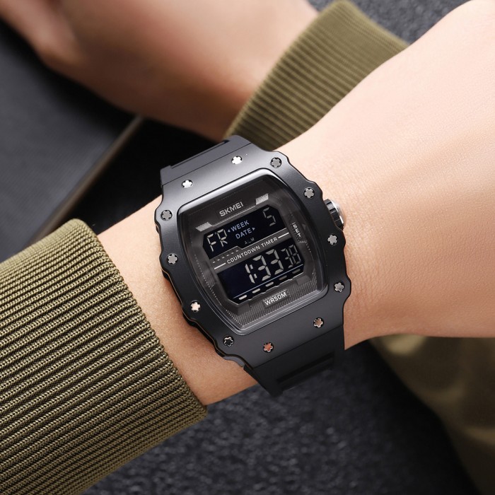 Годинники Skmei 2296MTBKBK Matte Black - стиль та функціональність