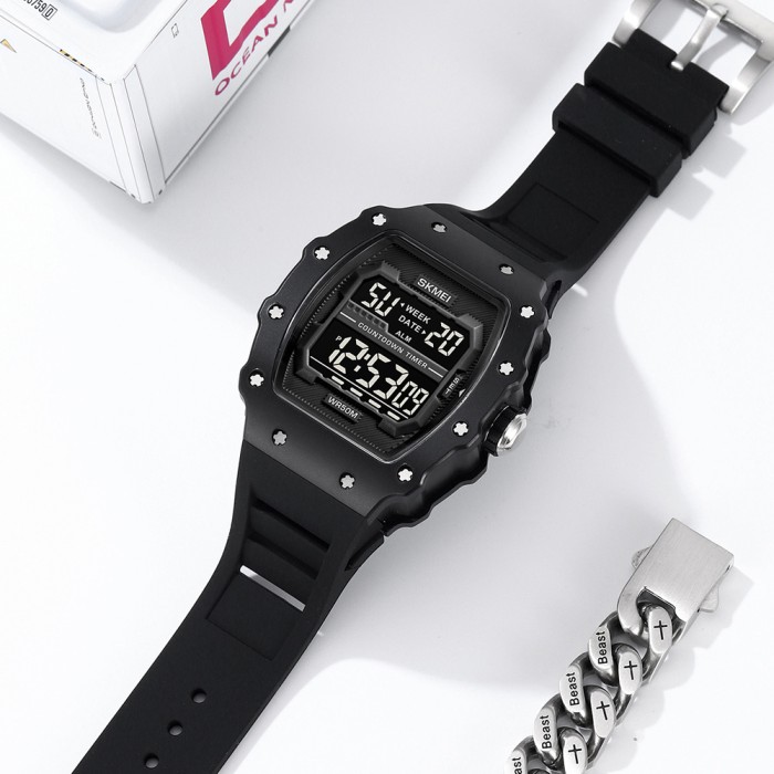 Годинники Skmei 2296MTBKBK Matte Black - стиль та функціональність