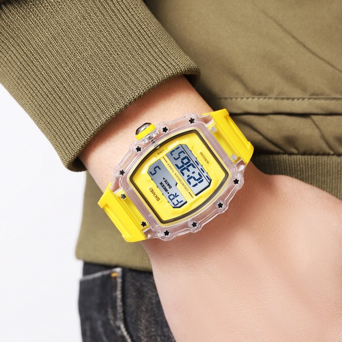 Годинник Skmei 2296WTYL White-Yellow - Стиль та Функціональність