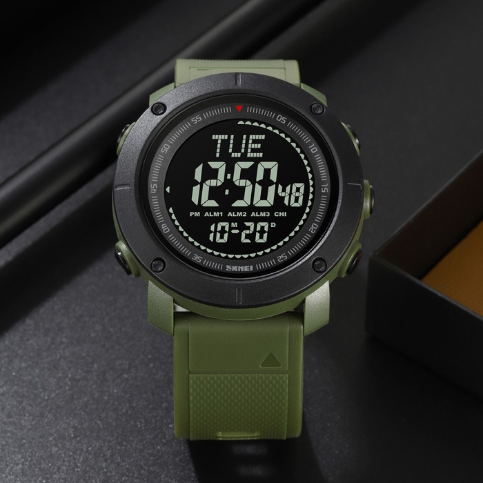 Skmei 2095AG Army Green Compass