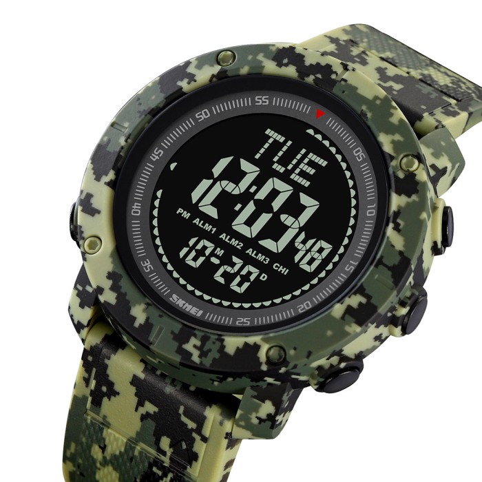 Skmei 2095CMGN Camo Green Compass