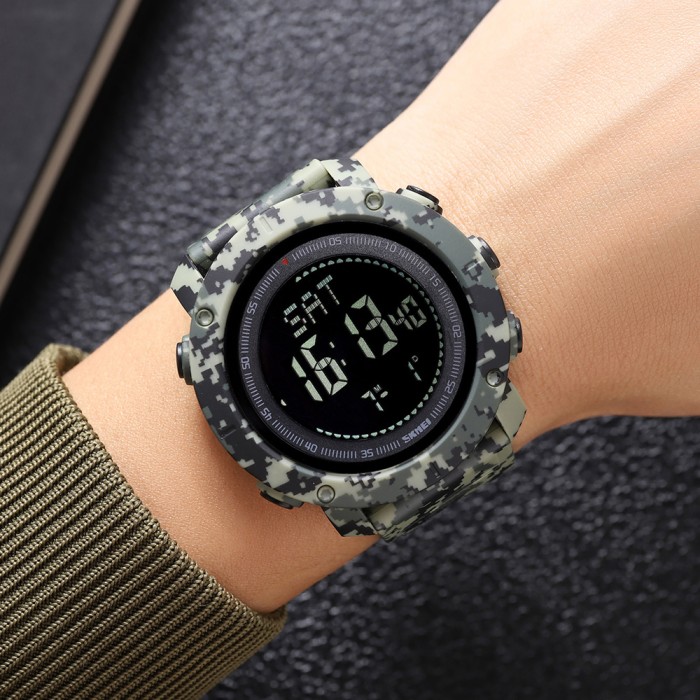 Skmei 2095CMGN Camo Green Compass
